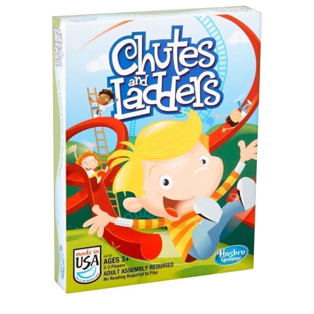 Chutes and Ladders for‎ Ages 3+ Classic Board Game Children Fun